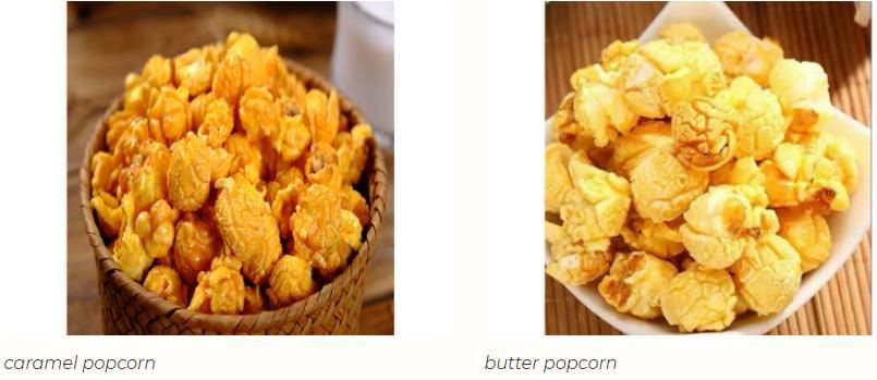 caramel popcorn seasoning machine 