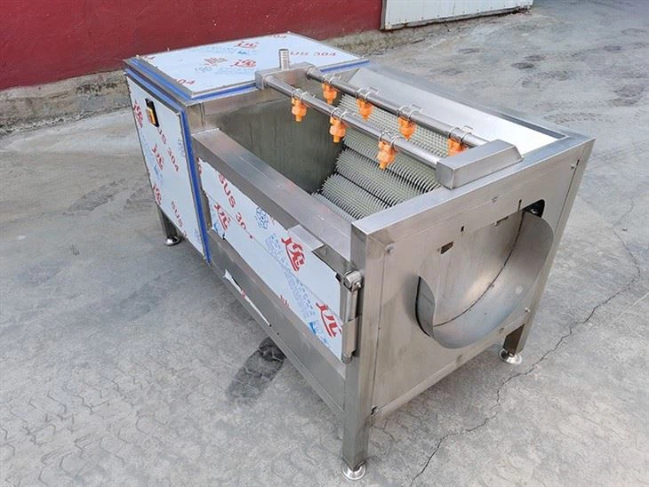 Potato Brush Roller Washing Peeling Machine