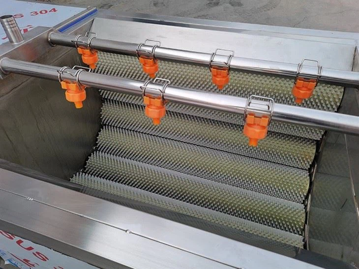 Potato Brush Roller Washing Peeling Machine